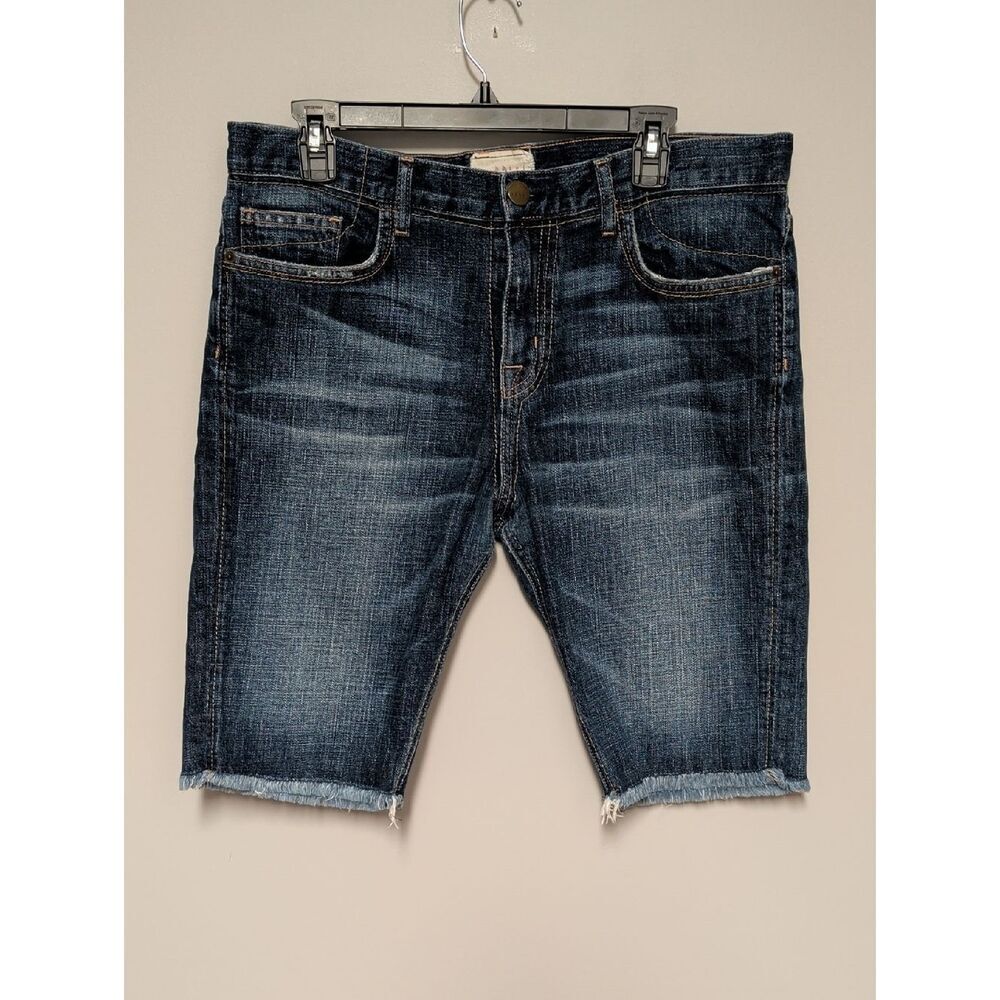 Marni Dark Blue Denim Bermuda Shorts